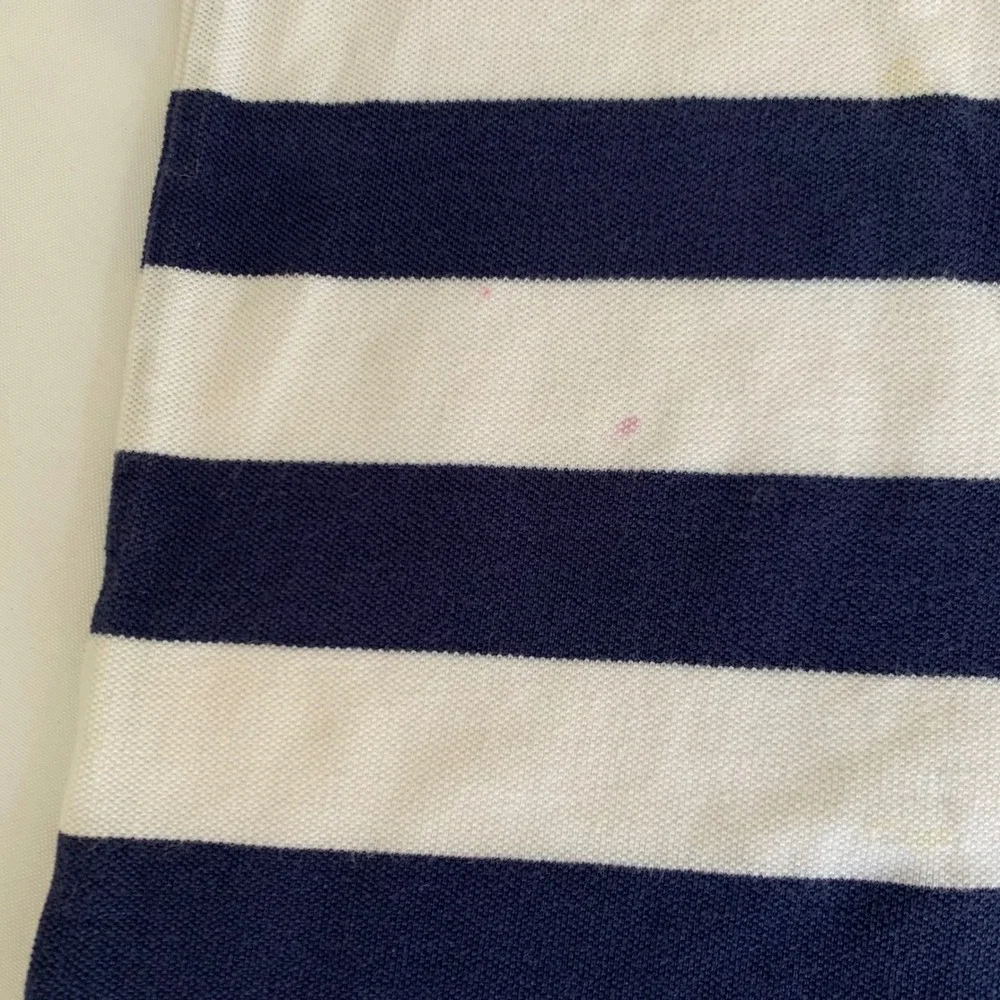 Polo Ralph Lauren Big Pony Shirt Red White Blue Stripe Short Sleeve Boy 6 Preppy